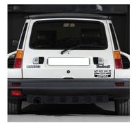 Pegatina Vinilo de Corte no soy viejo soy historia 19x8cm (Negro mate)