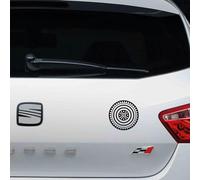 Pegatina vinilo Estela de Barros 10x9cm (Plata)