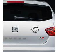 Pegatina vinilo Rey león dibujo Rafiki (Negro, S - 10x9cm)