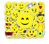 Pegatinas,100 Piezas Emoticon Calcomanías de Moda Estética Portátil para Niños,Adolescentes, Niñas, Mujeres Que Enseñan Pegatinas de Vinilo,regalos de fiesta,decoración de reserva de chatarra