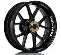 Pegatinas 2 Ruedas 17 Pulgadas Calcomanías Reflectantes para Llantas para Triumph para Daytona 675R 660 para Street Triple 765RS 1200RS(Color11)