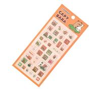 Pegatinas 3D - 12 g impermeables inspiradoras pegatinas de dibujos animados | Pegatinas de animales de PVC para niños para scrapbooking, diario, planificador, aula, recompensa para portátil, botella