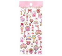 Pegatinas 3D - 20 x 9 cm | Pegatinas hinchadas | Pegatinas decorativas | Terapia de escena en miniatura 3D para niños y adultos, niñas, adolescentes, álbumes de recortes, planificadores, diarios