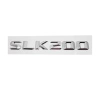 Pegatinas 3D ABS for la parte trasera del coche, emblema for el maletero, SLK55, SLK63, SLK200, SLK230, SLK250, SLK280, SLK300, SLK320, SLK350(SLK200-Silver)