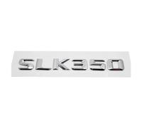 Pegatinas 3D ABS for la parte trasera del coche, emblema for el maletero, SLK55, SLK63, SLK200, SLK230, SLK250, SLK280, SLK300, SLK320, SLK350(SLK350-Silver)