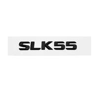 Pegatinas 3D ABS for la parte trasera del coche, emblema for el maletero, SLK55, SLK63, SLK200, SLK230, SLK250, SLK280, SLK300, SLK320, SLK350(SLK55-Black)