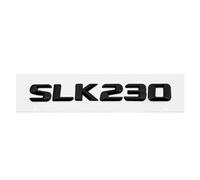 Pegatinas 3D ABS for la parte trasera del coche, emblema for el maletero, SLK55, SLK63, SLK200, SLK230, SLK250, SLK280, SLK300, SLK320, SLK350(SLK230-Black)