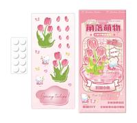 Pegatinas 3D apilables en 3D, diseños bonitos para , para cuadernos, libros escolares, estuches, vasos de agua, preescolares, guarderías, manualidades, cumpleaños