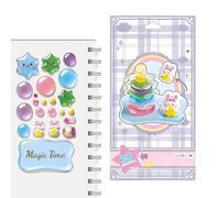 Pegatinas 3D Apilables | Manualidades Artísticas Reutilizables - Pegatinas Apilables 3D Escenas | para Scrapbooking Decoración del Hogar de Páginas y Recompensa