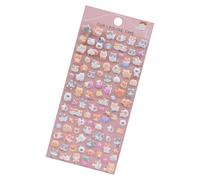 Pegatinas 3D Bonitas - Juguetes Animados De Animales | Pegatinas Pequeñas Esponjosas Para Diario Y Manualidades | Para Diario Tableta Taza Equipaje De Móvil Planificador Diarios Ordenador Tarjetas Niñ