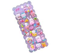 Pegatinas 3D,Calcomanías 3D De Caricaturas Divertidas Y Reutilizables | Decorativas Manualidades Animales Calcomanías - Para Cumpleaños Navidad Favores de Teléfono Manualidades para