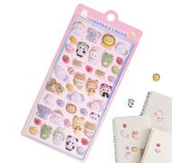 Pegatinas 3D - Calcomanías Adhesivas De Animales Para Álbum De Recortes - Pegatinas Infantiles - para Niñas Adolescentes Diarios Skateboard Cuaderno Equipaje Cumpleaños