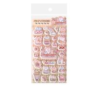 Pegatinas 3D | Calcomanías Reutilizables DIY - Pegatinas de Animales Lindos para Niños | para Hogar, Oficina, Escuela, Estudiantes, Niños y