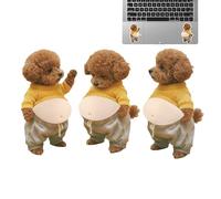 Pegatinas 3D,Calcomanías Sensoriales Material Escolar Relajante - Perros 3D Aprieta y Relaja | Para Scrapbook, Diario, Botella, Portátil, Maleta, Taza y