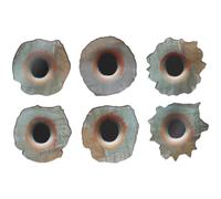 Pegatinas 3d Con Agujeros De Bala Para Coche, Pegatinas Estereoscópicas De Imitación De Agujeros De Bala De Pistola, Accesorios De Decoración Automotriz, Calcomanías Impermeables Para Coche, Pegatinas