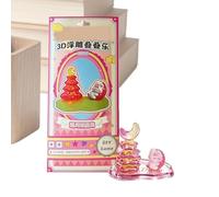 Pegatinas 3D de Construcción y Adorable Juguete Decorativo de Dibujos