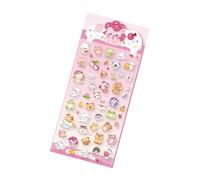 Pegatinas 3D de dibujos animados impermeables de mariposas para planificador, caja de lápices, funda para teléfono móvil, botella de agua, decoración de monopatín