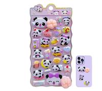 Pegatinas 3D de dibujos animados, lindas decoraciones diferentes | Animales 3D Mini Pegatinas Juguetes para Niños, Adolescentes, Estudiantes, Scrapbooking Diario Portátil para Teléfono Móvil