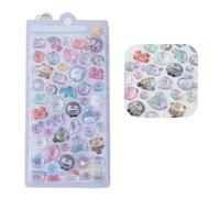 Pegatinas 3D de dibujos animados para álbumes de recortes, dibujos animados, para planificadores, diarios, tabletas, monopatines, uñas, calcomanías de conejos de caramelo