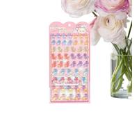 Pegatinas 3D | Decoración con pegatinas en relieve - Calcomanías para papelería | para teléfono, cuaderno, diario, portátil, trabajos infantiles, chicas, fiestas, recompensas en clase