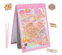 Pegatinas 3D Escena, Pegatinas 3D House, DIY 3D House Stickers, Pegatinas 3D Hogar, Pegatinas Terapia con Pinzas, Pegatinas para Casa Haz tu propio, Alivio Estrés para Adultos y Niños