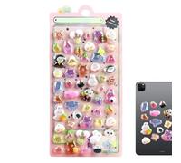 Pegatinas 3D Flotantes | Materiales Artísticos 3D Luminosos Y,Pegatinas Animales Para Scrapbook - Para Libros De Estuches Tableta Tazas Escuela Infantil Aula Artesanía Decoración