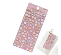 Pegatinas 3D Infantiles - Juguetes De Caricaturas - Pegatinas Decorativas y Divertidas para Portátil - Para Diario Tableta De Teléfono Botella De Agua Cuadernos Monopatín Niños Adultos