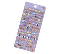 Pegatinas 3D - Juego de adhesivos decorativos de dibujos animados, de adhesivos, accesorio para laptop, para diario, tablet, taza, equipaje, de teléfono, planificador, diarios