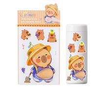 Pegatinas 3D para álbum de recortes - Calcomanías para de teléfono Capybara Squeeze Belly, hojas de pegatinas decorativas infladas, juego de variados, vinilo con animales, de