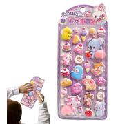 Pegatinas 3D para calcomanías 3D divertidas reutilizables lindas - Divertidas calcomanías Scrapbook pegatinas de animales - para regalos de papelería ocio creativo scrapbooking