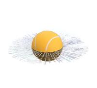 Pegatinas 3D para coches, pegatinas de coche 3D - Pegatinas de coche 3D Ball Design Impermeables,Suministros creativos de estilo de coche, decoración decorativa de ventana con protección solar para