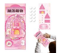 Pegatinas 3D para niños, apilables, apilables, para escenas en miniatura, álbumes de recortes, escritorio, diario, botella de agua, planificador, cuaderno, portátil, etc