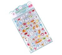 Pegatinas 3D para niños | Calcomanías de álbum de recortes de dibujos animados | Pegatinas de animales lindos, para portátiles, fundas de teléfono móvil, como recompensa de cumpleaños, para