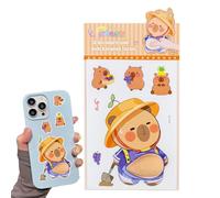 Pegatinas 3D para scrapbooking - Squeeze Belly Art, pegatinas de papelería reutilizables hechas de suave, extraíble, decoración de animales blandas, libretas de diario reposicionables | Para té