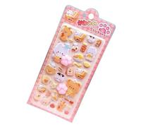 Pegatinas 3D - Pegatinas de huellas de animales, muy adhesivas, lindas pegatinas de dibujos animados, material ligero y flexible | Herramienta de manualidades versátil y divertida para niñas, portátil
