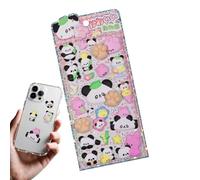 Pegatinas 3D,Pegatinas de Panda Lindas y Estéticas para Decoración | Calcomanías de Animales para Scrapbooking,para Scrapbooking, Cuaderno y Diario, Manualidades, Niños y Niñas, Mujeres, y para Fiesta