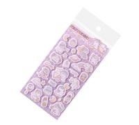 Pegatinas 3D Puffy, pegatinas reutilizables de bricolaje, divertidas con animales, para la escuela artesanía en el aula cuaderno cuaderno diario diario decoraciones navideñas, fácil piel de mano