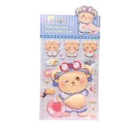 Pegatinas 3D Suavés Para El Vientre, Con Lindos Animales Dibujos, 13x25x0,1cm, Calcomanías Empujables Para El Viéntre De Perro, Pegatinas Para Él Vientre Apretables Para Cachorros, Para Niños, Adultos