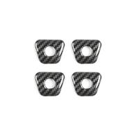 Pegatinas 4 piezas para Serie 5 G30 2018-2022, pestillo de puerta de coche, elevador de cerradura de puerta, cubierta de pasador, embellecedor de lentejuelas, accesorios de pegatina decorativa