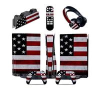 Pegatinas 72481 Para PS5 Consola Disc Edition & Digital Pegatina Vinilo Calcomanía Cubierta Para Ps5 Mando & Estación Carga & Auriculares & Multimedia Cubierta De Calcomanía(Disc Version)