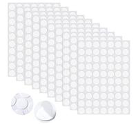 Pegatinas adhesivas de doble cara, 700 unidades de cinta transparente de puntos redondos de 10 mm, adhesivo sin rastro, pegamento fotográfico transparente para decoración, manualidades y bricolaje