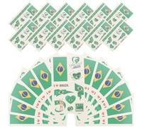 Pegatinas Adhesivas del 24 Mundo de Piezas Banderas