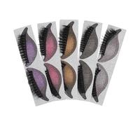 Pegatinas Adhesivas para Pestañas y Sombra de Ojos, 5 Pares de Pvc