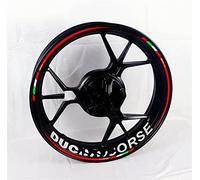 Pegatinas Adhesivo para Cubo De Llantas De Ruedas De Motocicleta con Impermeable Y Reflectante para Ducati 696/821/848/899/1199/1299(Color:G)