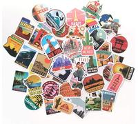 Pegatinas Aesthetic Decoración Japón Pegatina Divertida StickersLaptop Sticker Japón Utah EE Italia Adhesivos Vacaciones Pegatinas para Maleta Tokio Marrakech Estambul Coliseo Marruecos