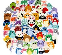 Pegatinas Animales Juego de 100 Stickers Cute pegatinas Divertidas,Pegatinas Vinilo Impermeable,Pegatinas para Ordenador Botella agua Maletas Monopatín Guitarra Bicicleta Agenda Móvil Tazas etc