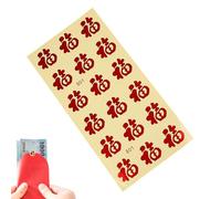 Pegatinas "Año del " para el Festival de Primavera, Pegatinas de Año Nuevo Chino,Pegatinas redondas de regalo festivo con carácter Fu | Adhesivo decorativo creativo "Happy Lunar Tag"