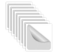 Pegatinas Anticolision para Cristal - 8ud de 12 cm Vinilo Mate Antichoque de Personas y Pajaros para Ventana Escaparate (Mate, 12 cm)