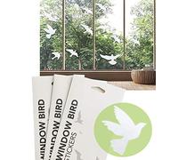 Pegatinas anticolisión para ventana, diseño de pájaros, siluetas, protección de puerta de cristal, transparente (2 paquetes + 1 paquete, total 36 siluetas)