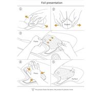 Pegatinas Antideslizantes Agarre Tanque Motocicleta Almohadilla Lateral Goma Tracción Para M1000RR S1000RR S1000R (2019-2025) Tracción(Black5)